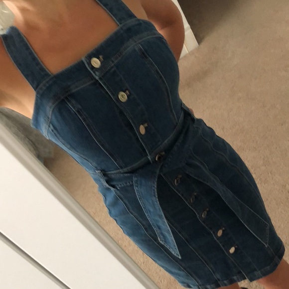 WHBM Denim Dress - Picture 4 of 11